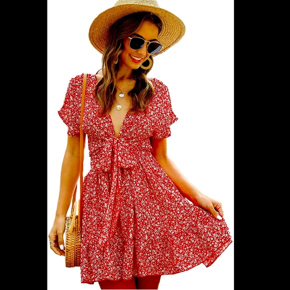 NWT Front tie sundress - Picture 1 of 2